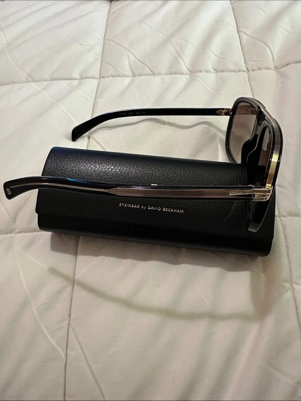Brand new, never worn. David Beckham Men’s Black Sunglasses - Designer Eyewear